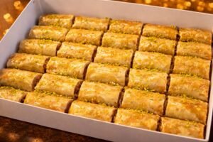 Pistachio Baklava Fingers