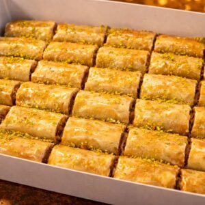 Pistachio Baklava Fingers